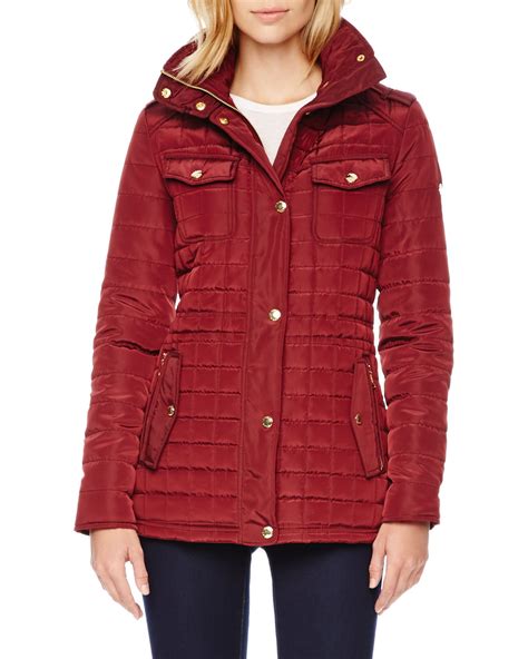 michael kors red coat women's|michael kors coats women outlet.